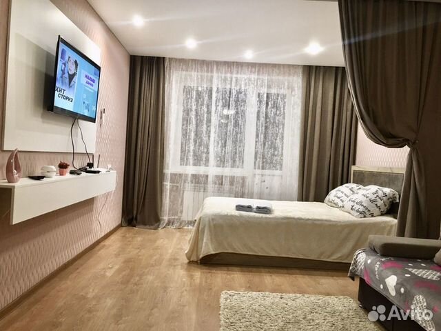 

1-к. квартира, 42 м², 2 кровати