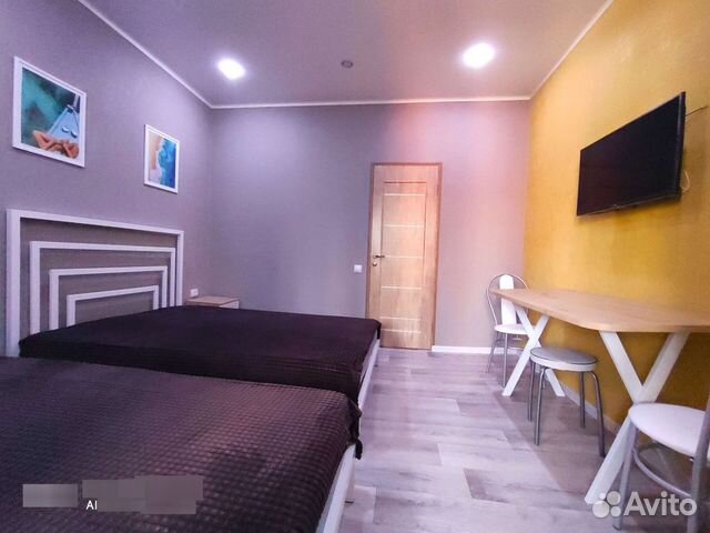 

Квартира-студия в апарт-отеле, 25 м², 2 кровати