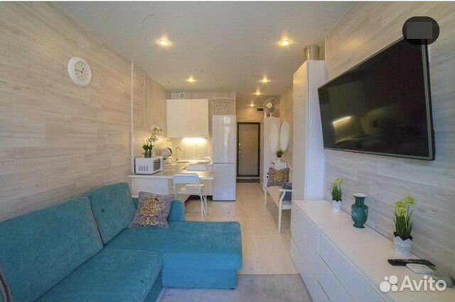 

Квартира-студия, 25 м², 1 кровать