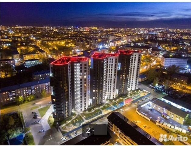 

1-к. квартира, 40 м², 2 кровати