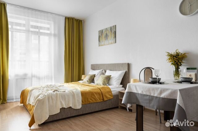 

Квартира-студия, 25 м², 1 кровать