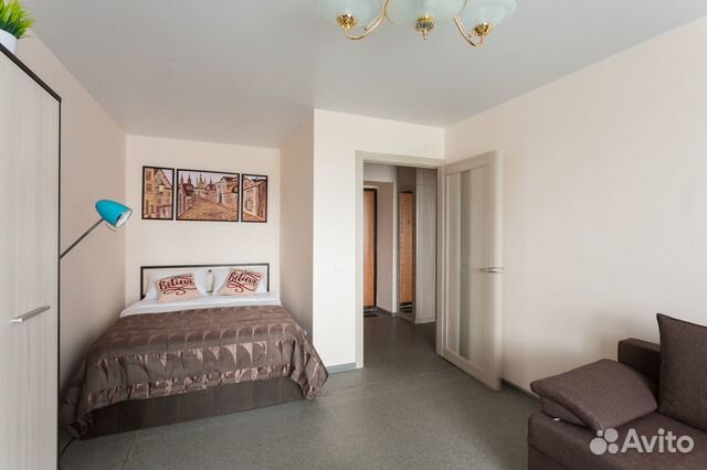 

1-к. квартира, 41 м², 2 кровати