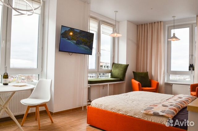 

Квартира-студия, 32 м², 1 кровать