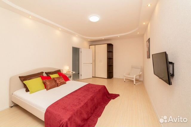 

1-к. квартира, 45 м², 2 кровати
