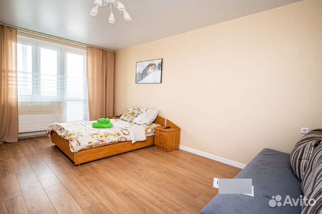

1-к. квартира, 45 м², 2 кровати