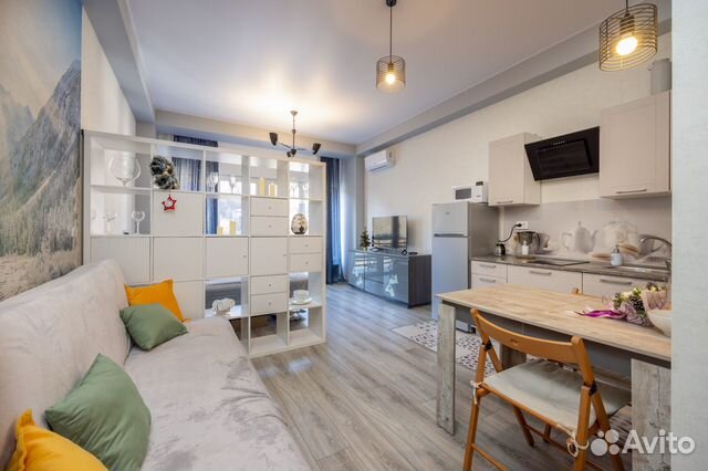 

Квартира-студия, 35 м², 2 кровати