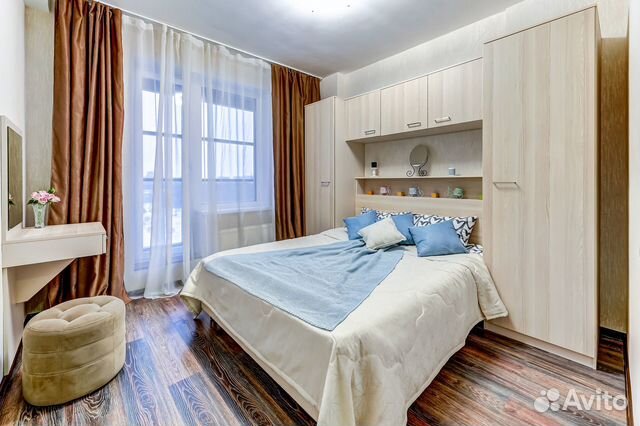

2-к. квартира, 40 м², 2 кровати