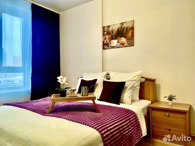 

2-к. квартира, 45 м², 2 кровати