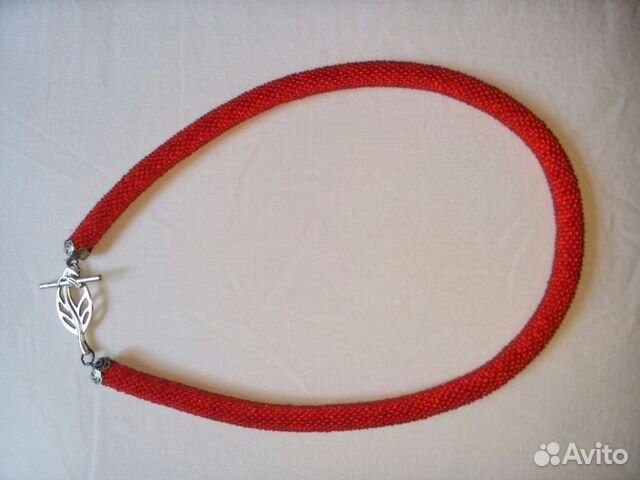 Дизайнерские бусы, вязанный бисерный жгут, лариат