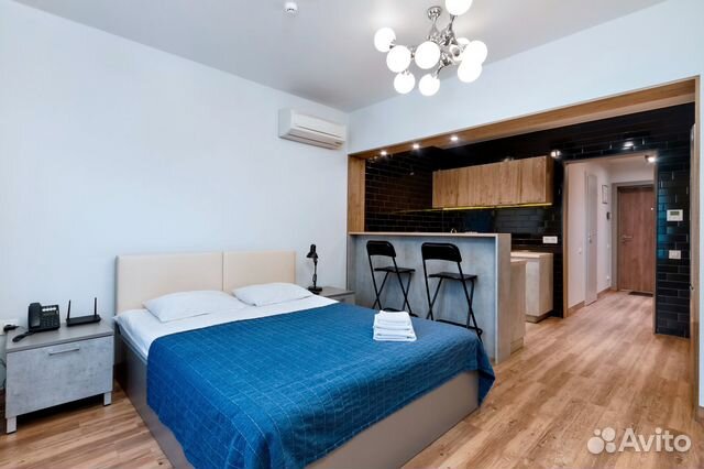 

1-к. квартира в апарт-отеле, 35 м², 1 кровать