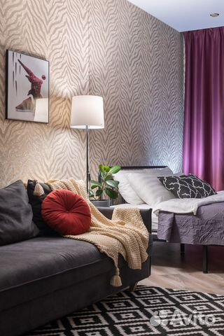 

1-к. квартира, 42 м², 2 кровати