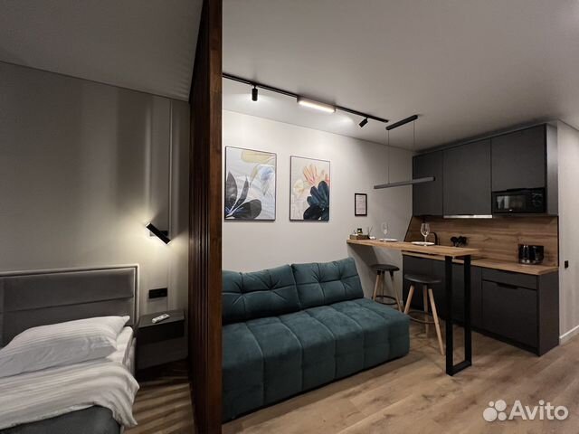 

Квартира-студия, 34 м², 2 кровати