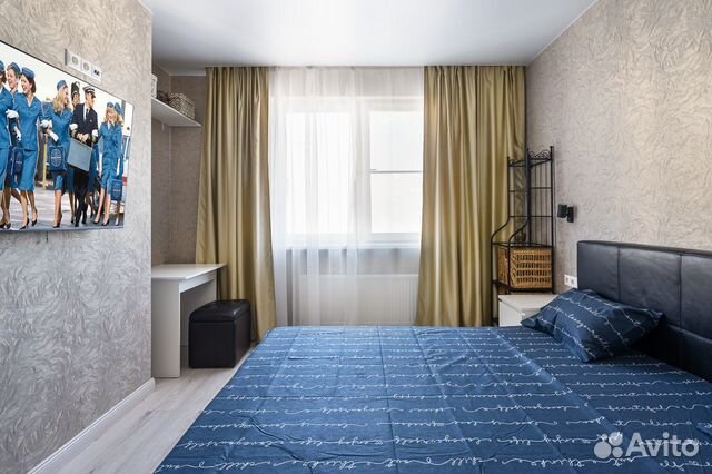 

1-к. квартира, 40 м², 2 кровати