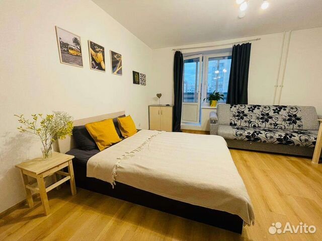 

Квартира-студия, 27 м², 2 кровати