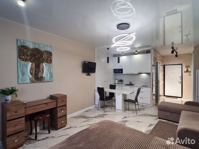 

Квартира-студия, 32 м², 2 кровати