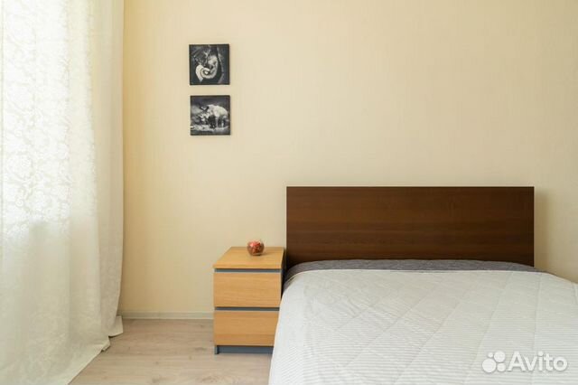 

1-к. квартира, 43 м², 2 кровати