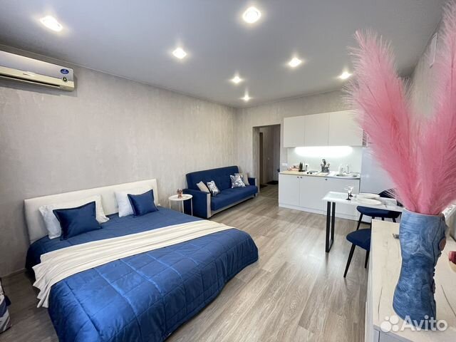 

Квартира-студия, 33 м², 2 кровати