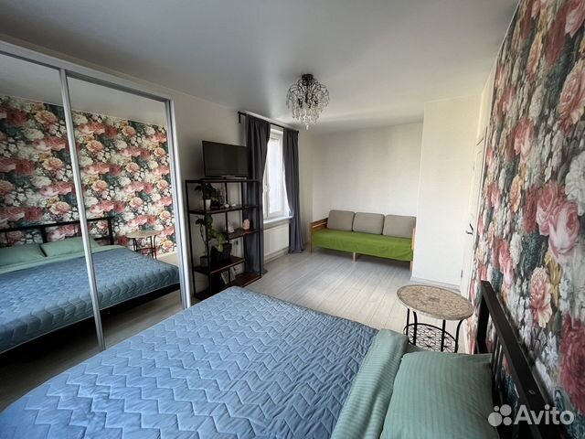 

1-к. квартира, 38 м², 2 кровати