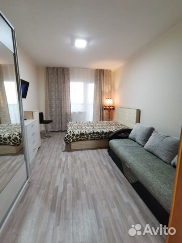 

1-к. квартира, 38 м², 3 кровати
