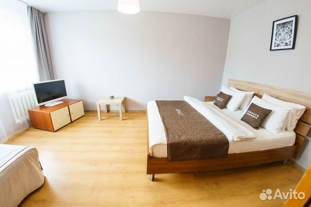 

1-к. квартира, 34 м², 2 кровати