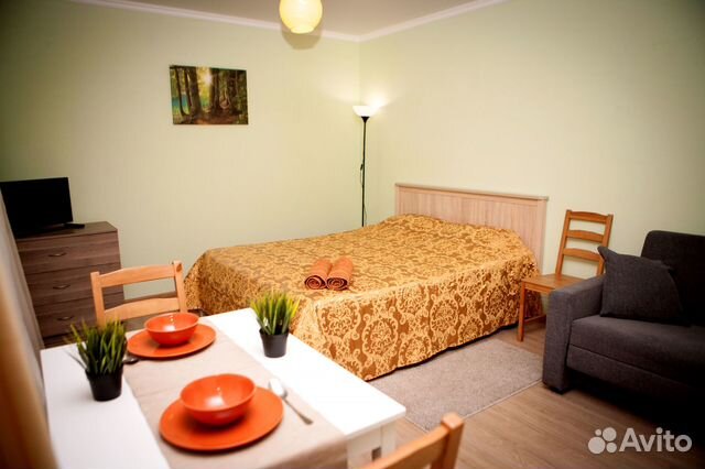 

Квартира-студия, 25 м², 1 кровать