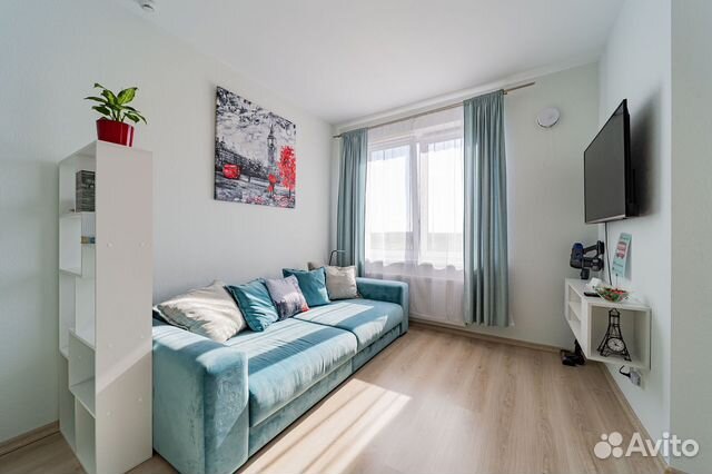 

Квартира-студия, 42 м², 2 кровати