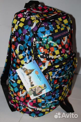 Новый рюкзак Shuang - квадратики Новый рюкзак Shuang - квадратики