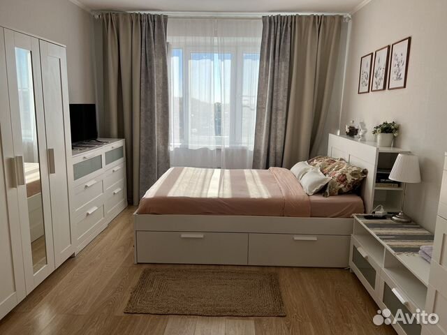 

1-к. квартира, 37 м², 2 кровати