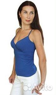 Новые топы р. 44-46, трикотаж, 2 шт