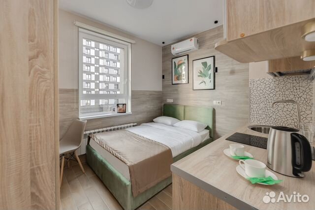 

Квартира-студия в апарт-отеле, 18 м², 1 кровать