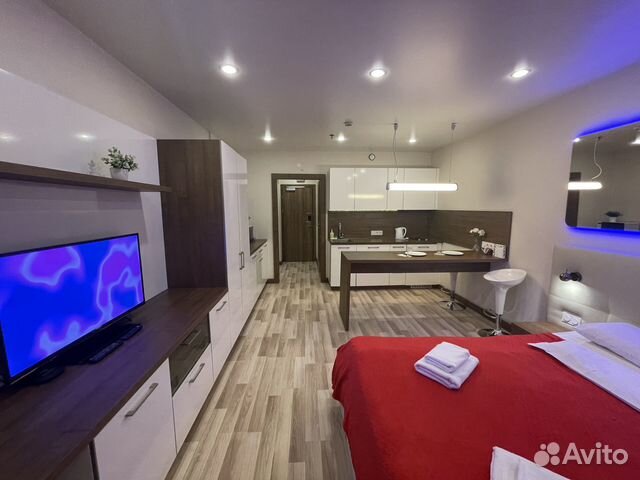 

Квартира-студия, 30 м², 1 кровать