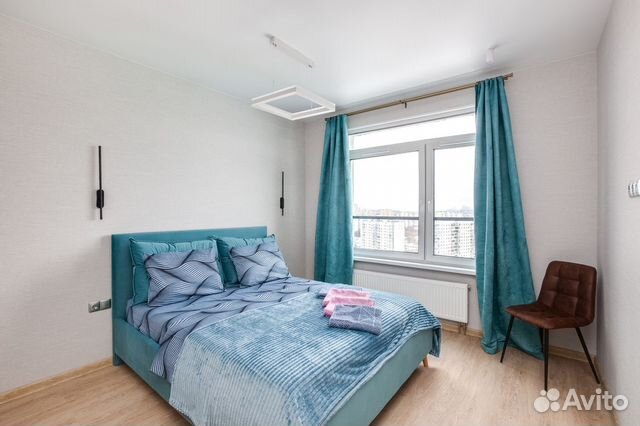 

1-к. квартира, 40 м², 2 кровати