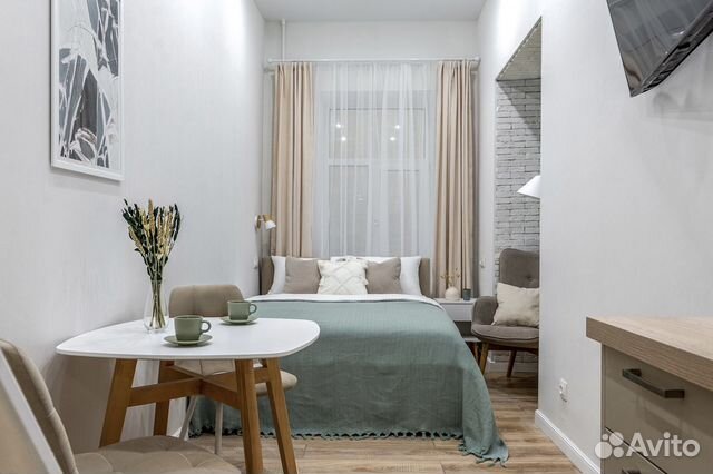 

Квартира-студия, 20 м², 2 кровати