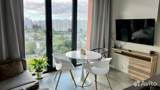 

1-к. квартира в апарт-отеле, 37 м², 2 кровати