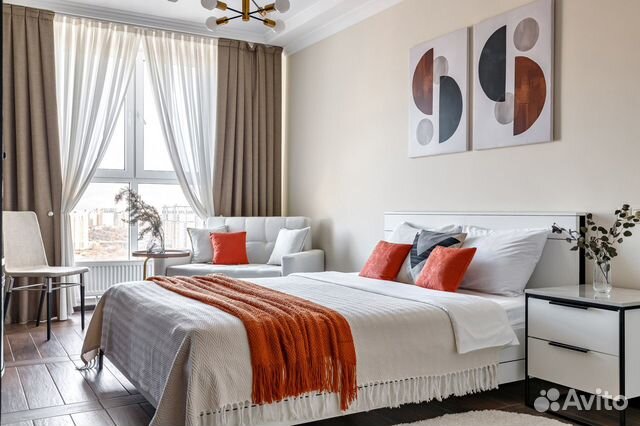

1-к. квартира, 39 м², 2 кровати