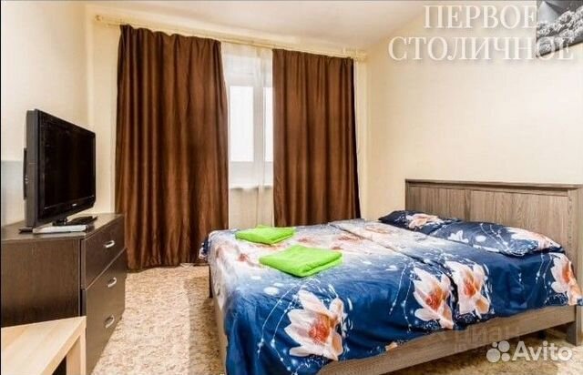 

1-к. квартира, 32 м², 2 кровати