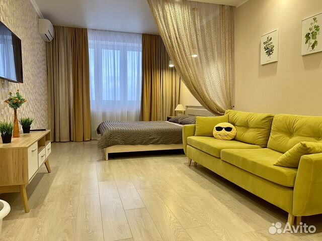 

1-к. квартира, 52 м², 2 кровати
