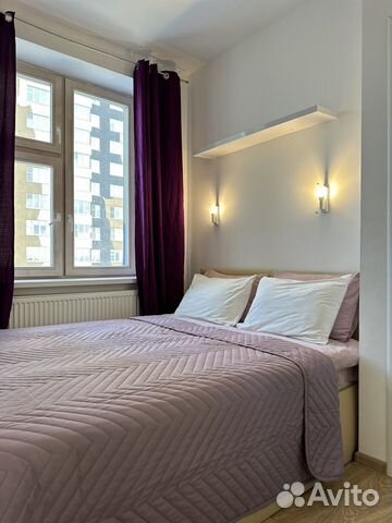 

Квартира-студия, 38 м², 2 кровати