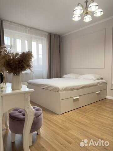 

1-к. квартира, 38 м², 2 кровати