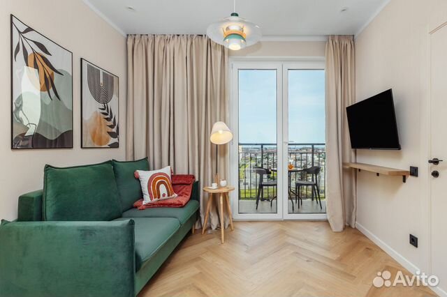 

1-к. квартира, 39 м², 3 кровати