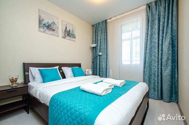 

1-к. квартира, 43 м², 3 кровати