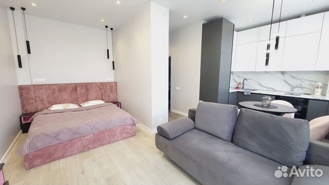 

Квартира-студия, 30 м², 2 кровати
