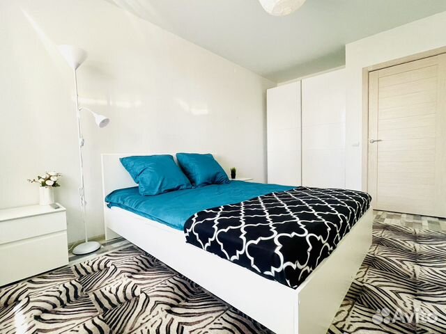 

1-к. квартира, 44 м², 2 кровати