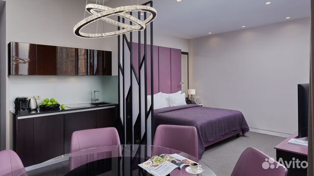 

Квартира-студия в апарт-отеле, 43,1 м², 15/85 эт.