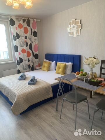 

Квартира-студия, 30 м², 2 кровати