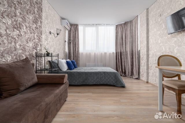 

Квартира-студия, 28 м², 2 кровати