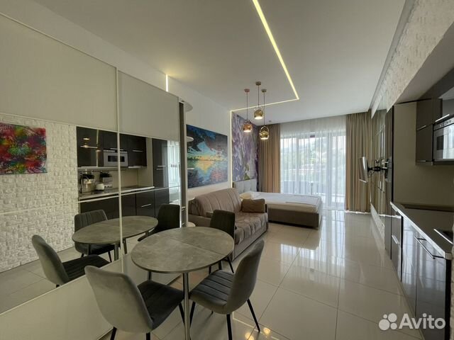 

Квартира-студия, 46 м², 2 кровати