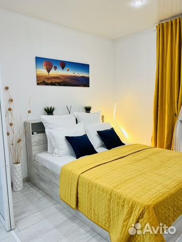 

Квартира-студия, 35 м², 2 кровати