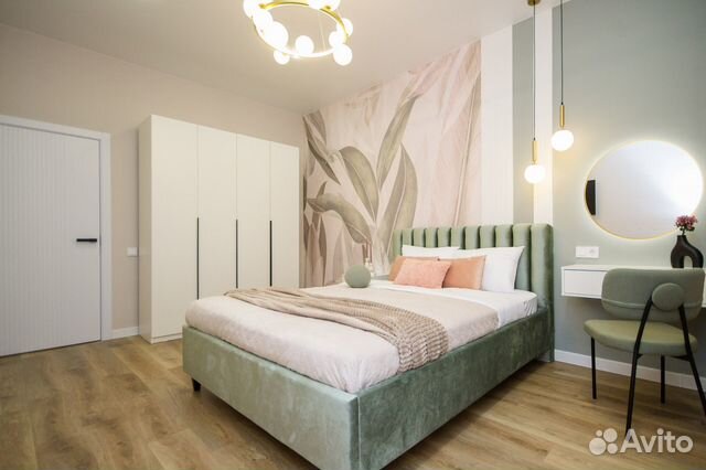 

1-к. квартира, 42 м², 2 кровати