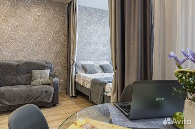 

Квартира-студия, 33 м², 3 кровати